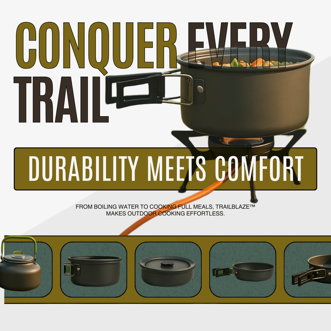 TrailBlaze™ Outdoor Camping Cookware Set
