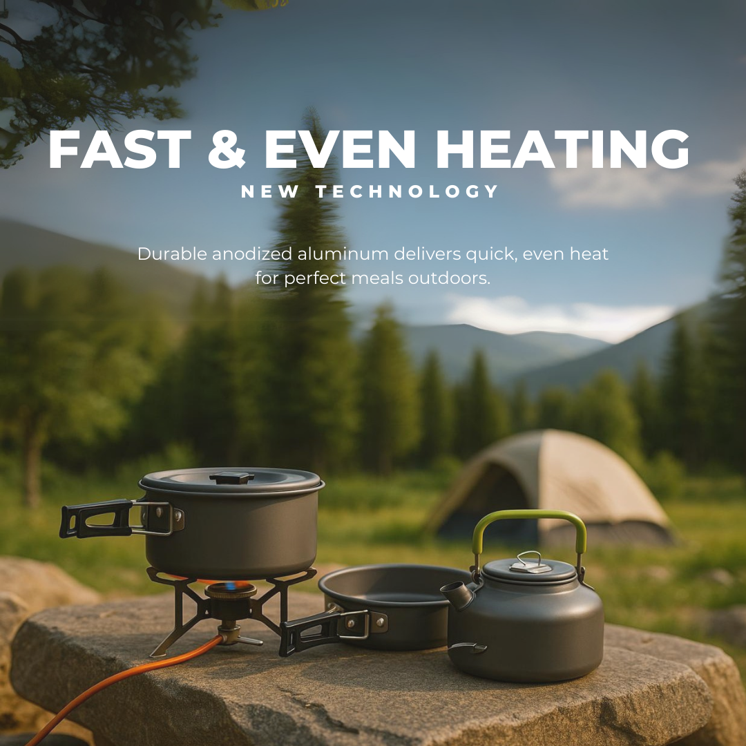 TrailBlaze™ Outdoor Camping Cookware Set